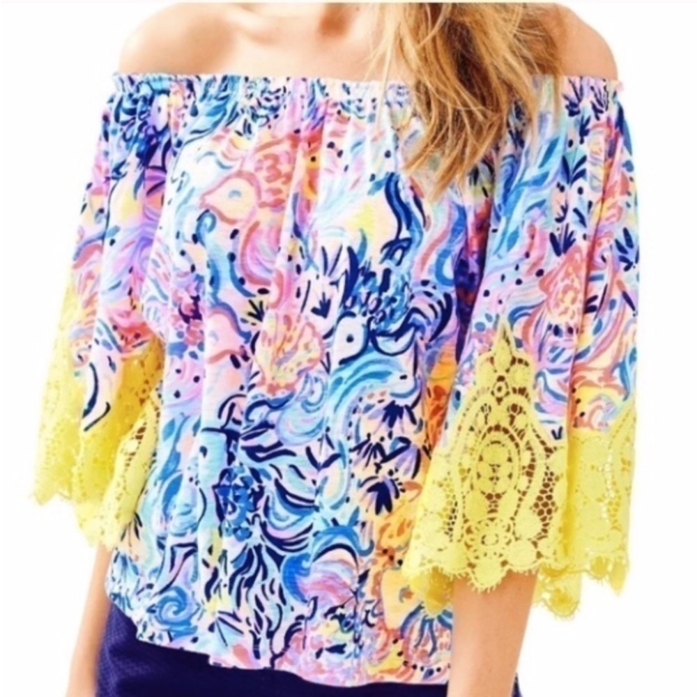 Lilly Pulitzer Zylee Top XL